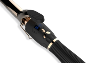 LCD temperature display curling iron