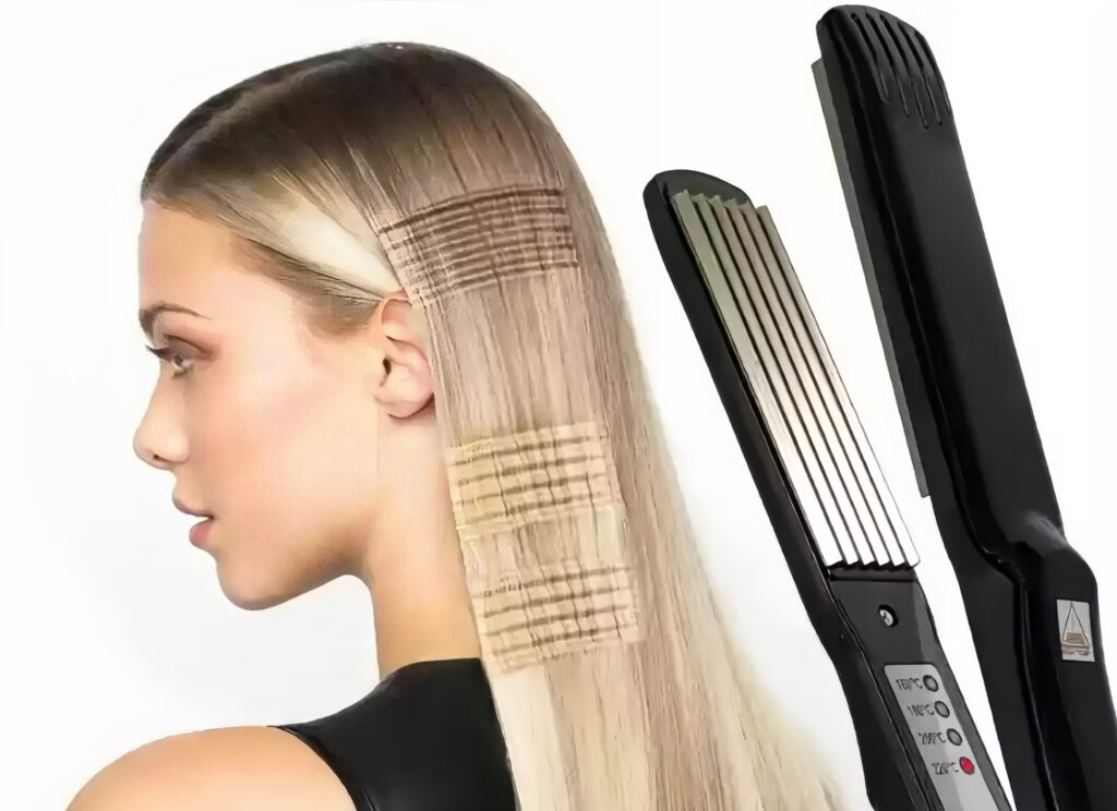 wave plate hair flat iron